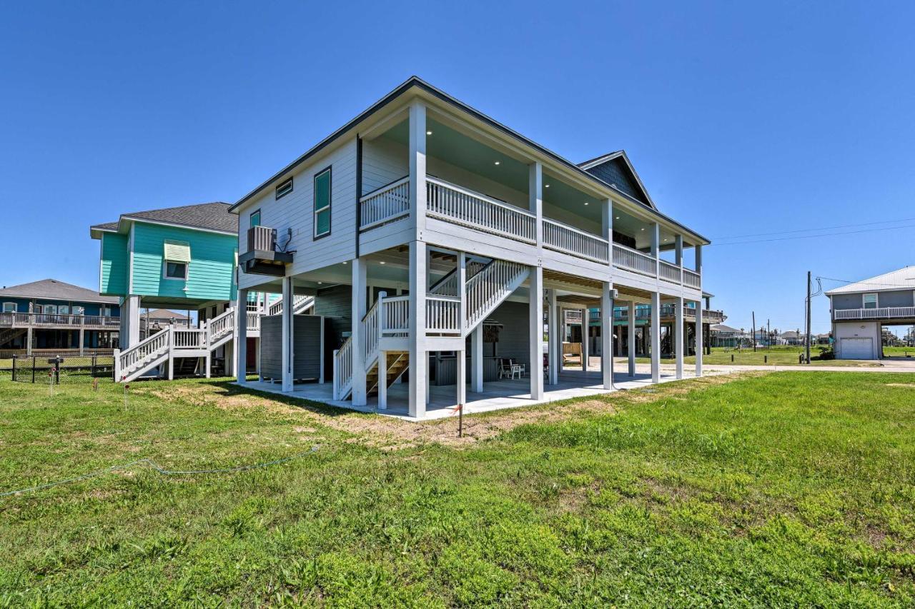 Bolivar Peninsula Beach House, Steps To Coast 외부 사진